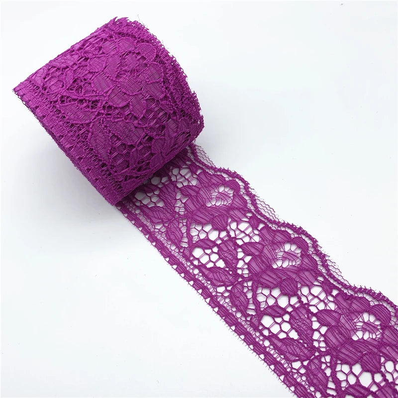 5yards/Lot 60mm Lace Ribbon Handicrafts Embroidered Net Lace Fabric Trim For Sewing Fabric Lace Ribbon Skirt Accessories - 26