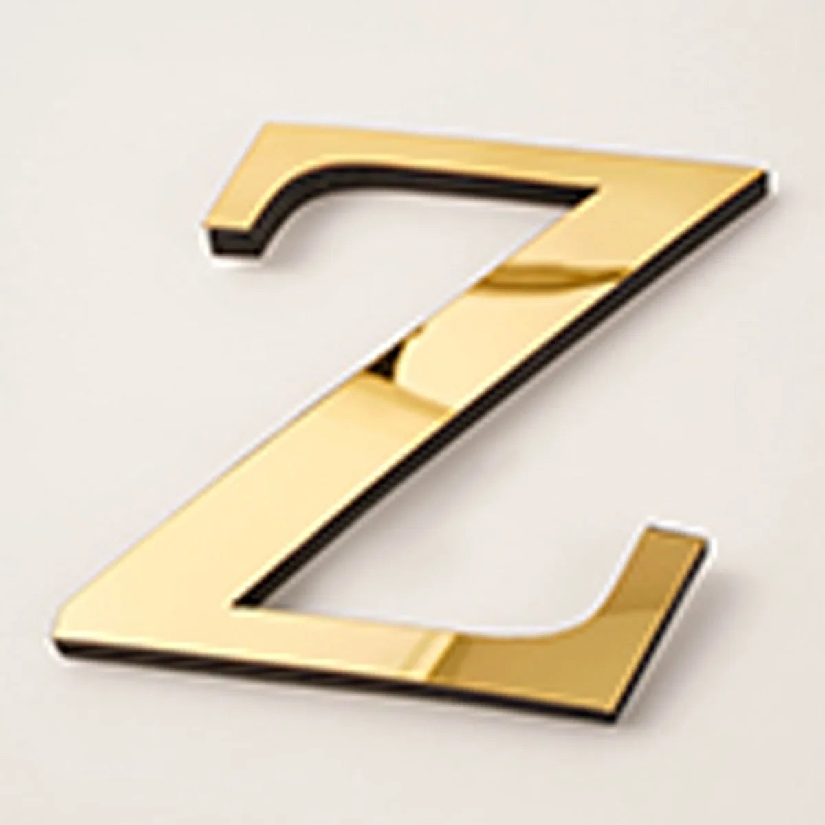 20cm Gold Acrylic Mirror English Letters Wall Stickers Birthday Decoration Festival Party Wedding Decor Self-adhesive Art Mur