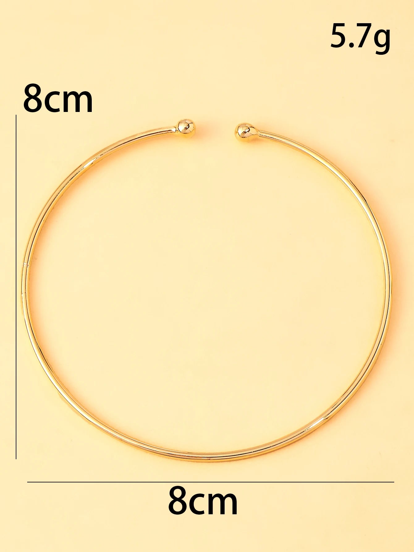 A metal anklet, stylish beach jewelry anklet, trendy and minimalist women's accessory, fashionable jewelry. - Gold-color