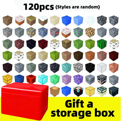 TNT Building Block Storage Box, Magnetic Building Blocks Toy, Building Block Set, Children's DIY Assembly Toy Building Blocks