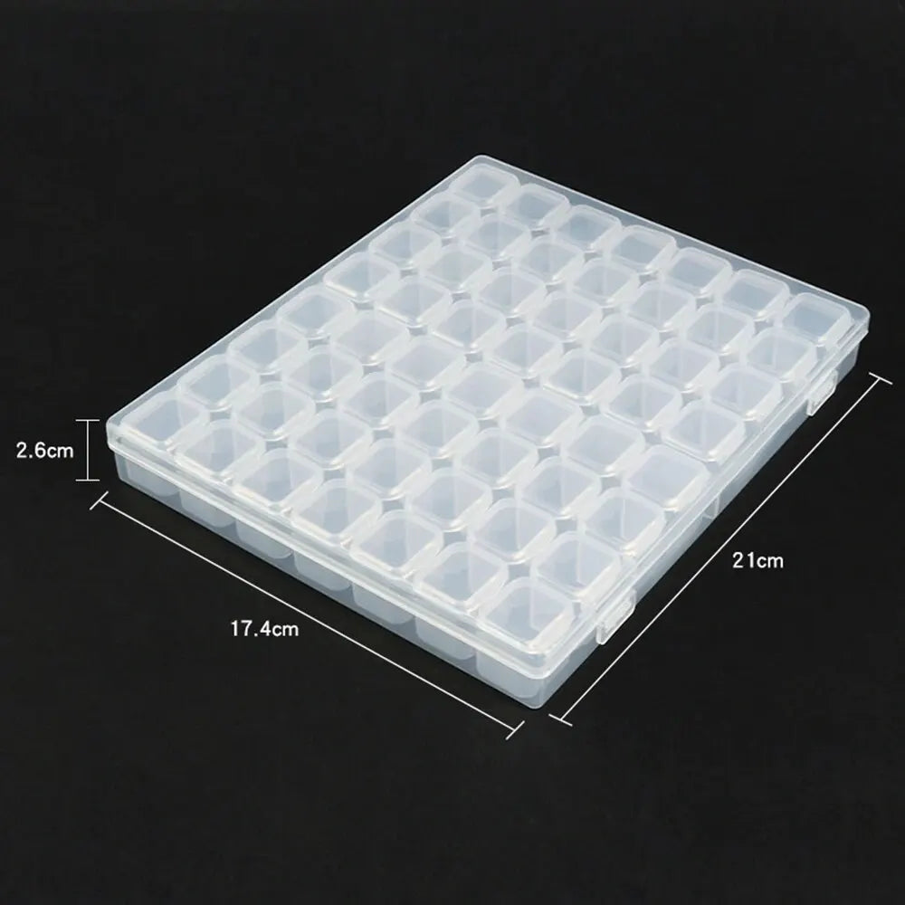 5D DIY Diamond Painting Tools Accessories Storage Box Container Diamond Embroidery Accessories Drill Box Mosaic Container Cas