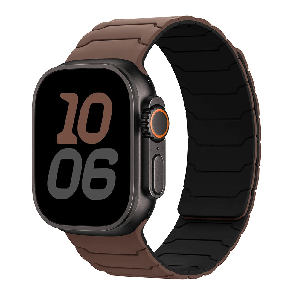 magnetic Strap For Apple Watch Band ultra 2 3 49mm 44mm 40mm 41mm 46mm 42mm 45mm 38 Silicone Bracelet IWatch Series 11 9 8 SE