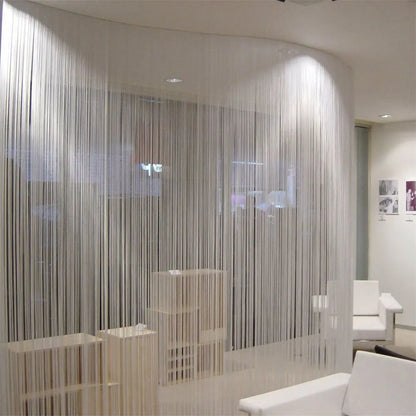 IPCS Tassel Window Curtains Shining Screen Panel Hanging Beaded Curtains Glitter String Curtain Door Fly Screen Party Decorat