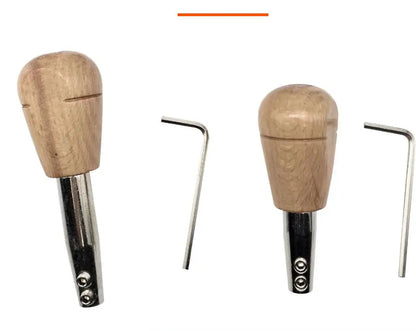 Wood Pear Shape Graver Wooden Handle Jewelers Engraving Benchs Tool Engraving knife Holder jewelry Drill Milgrain Tools