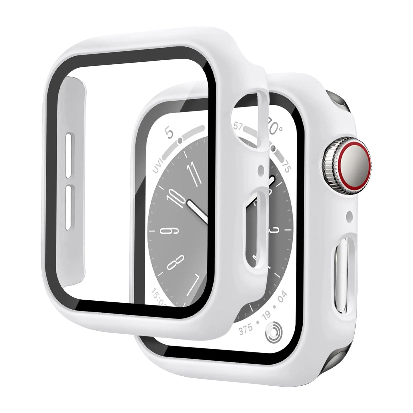 Glass+Cover For Apple Watch case 46mm 44mm 40mm 45mm 41mm 42mm 38mm Screen Protector iwatch series 10 9 8 7 6 5 3 SE Accessor
