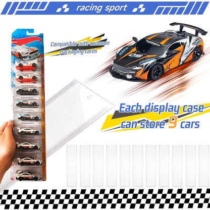 Clear Display Case for Packaged Model Cars,Model Car Display Cases Wall Mount Toy Car Storage Organizer Car Display Case