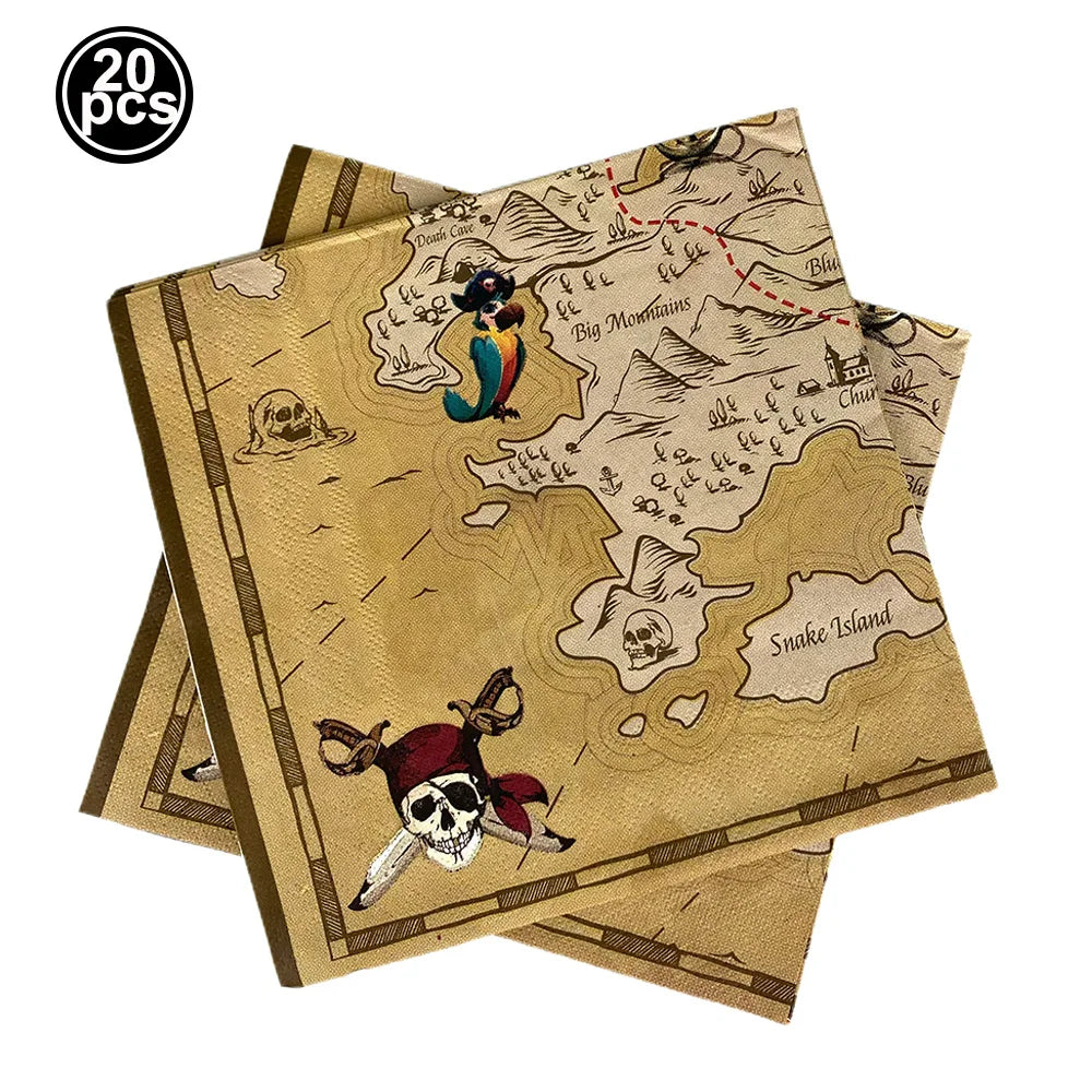 Pirate Party Supplies Temporary Tattoos Boys Girls Tattoos Stickers Birthday Party Supplies Gift Pirate Party Favors Decorati