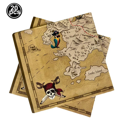 Pirate Party Supplies Temporary Tattoos Boys Girls Tattoos Stickers Birthday Party Supplies Gift Pirate Party Favors Decorati