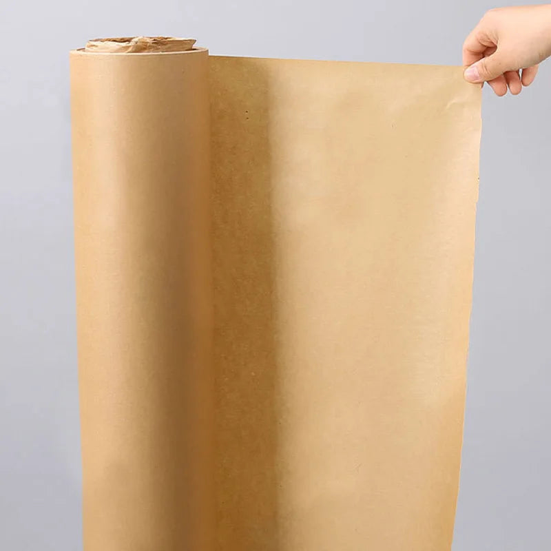10M Brown Kraft paper eco-friendly packaging paper, Degradable Friendly Paper Packaging Materials Bouquet Gift Box Craft Pape
