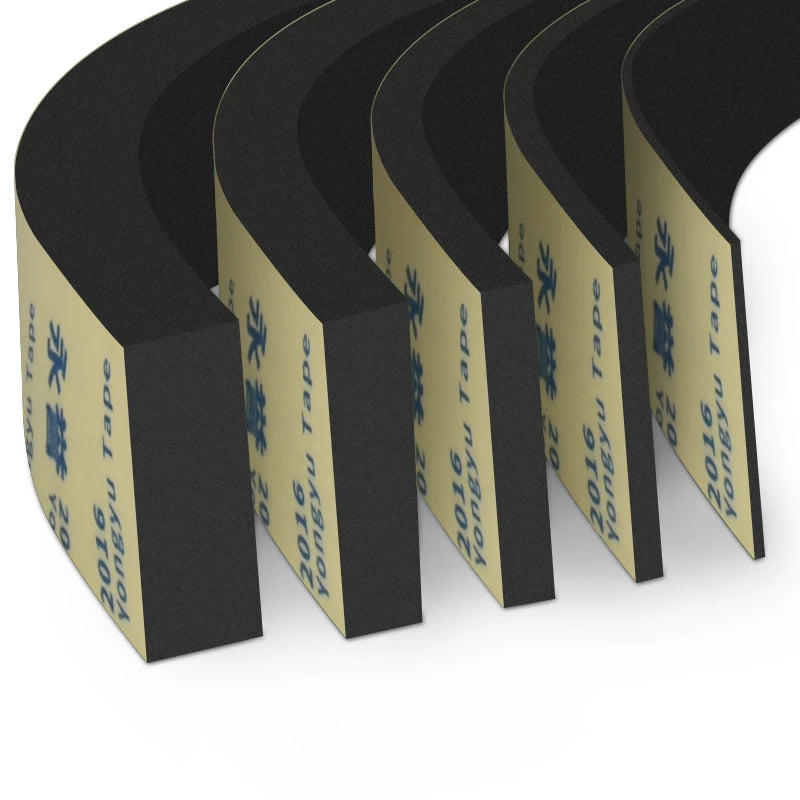 EVA Seal Foam Tape T Weather Stripping for Door and Window,High Density Single Sided Closed Cell Door Insulation Weather Stri