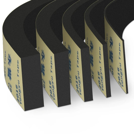 EVA Seal Foam Tape T Weather Stripping for Door and Window,High Density Single Sided Closed Cell Door Insulation Weather Stri