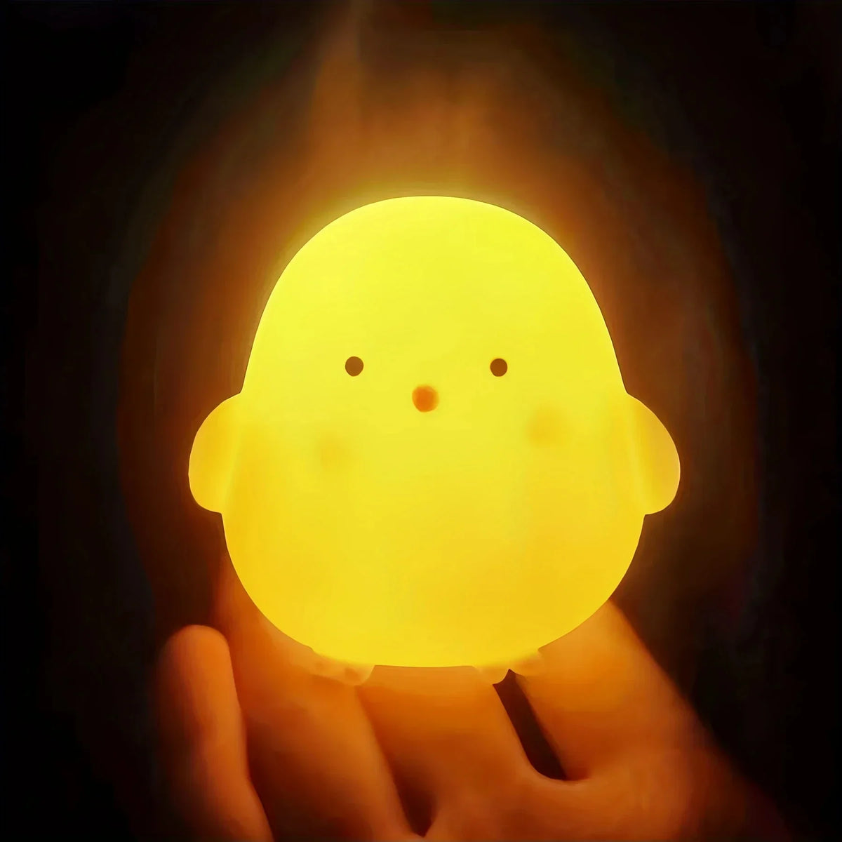 Duck Night Light Bedroom Decoration Cute Cartoon Animal Night Light Christmas Gifts For Kids Room Bedside Sleeping Lamp - chi