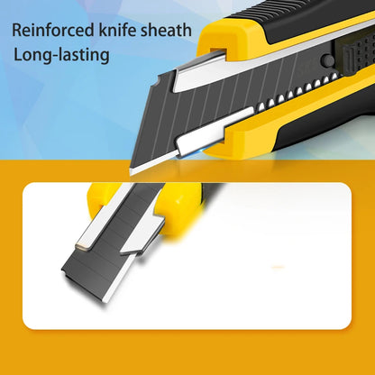 Large Art Knife Stainless Steel Paper Cutter Multi Purpose Plastic Handle Durable Stationery Supplies for Craft Wallpaper