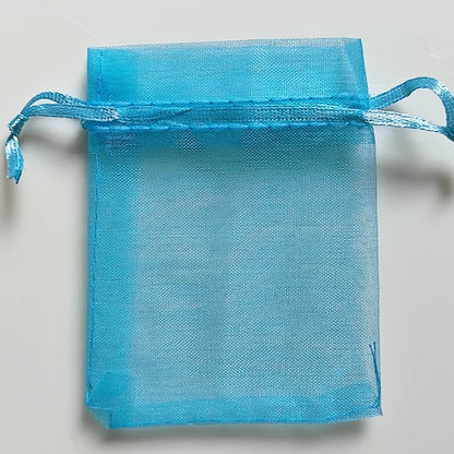 25/50/100pcs Organza Gift Bag Multicolor Drawstring Pouches For Candy Jewelry Bag Packing Wedding Gift Bags Organza Bag
