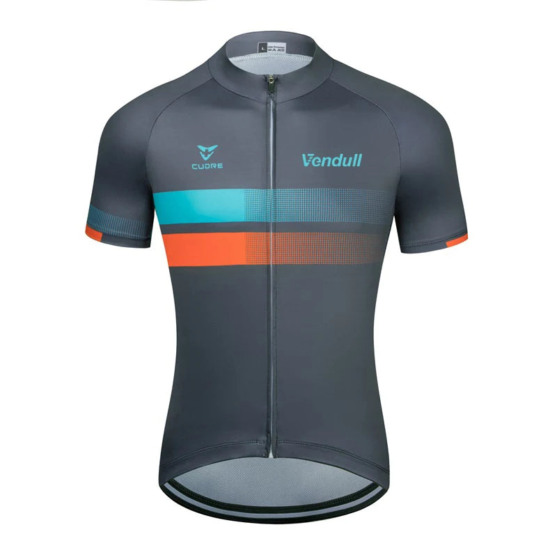 2024 Vendull Team Cycling Jersey Shirt Racing Sport Bicycle Shirt Ropa Ciclismo Pro Man MTB Bike Jersey Summer Cycling Wear -
