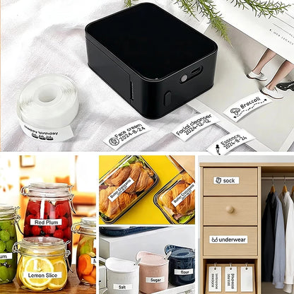 Marklife P15 Mini Portable Label Printer Smart Pocket Printer Thermal Adhesive Sticker Labeling Machine ot 3PK Label Paper No