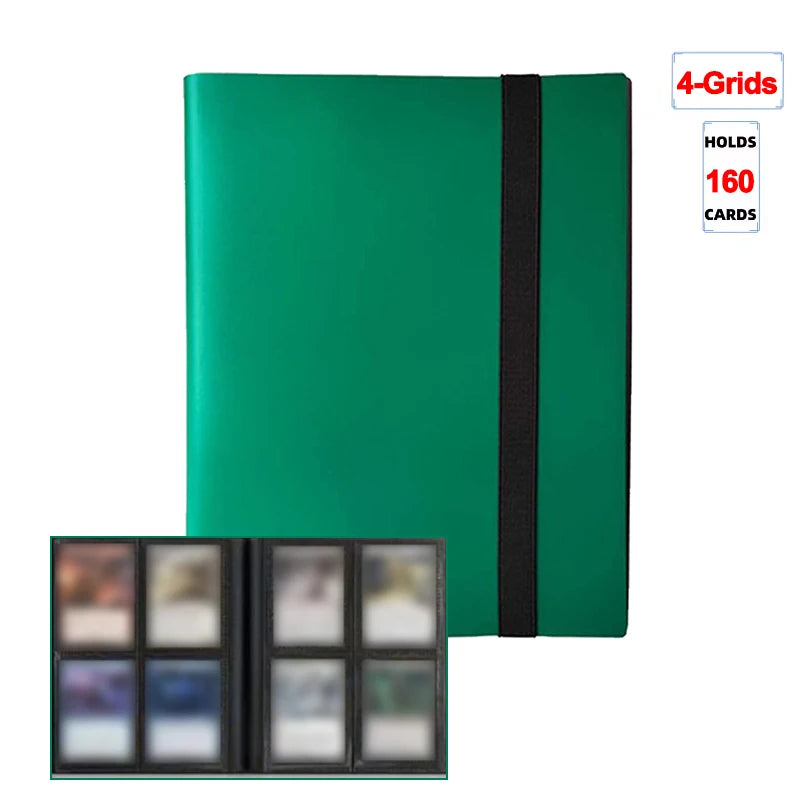 1Pc Card Binder 160/360/480 Trading Card Holder Book Durable Side Loading Card Book With Gaming Cards PP Cover Binder For Car