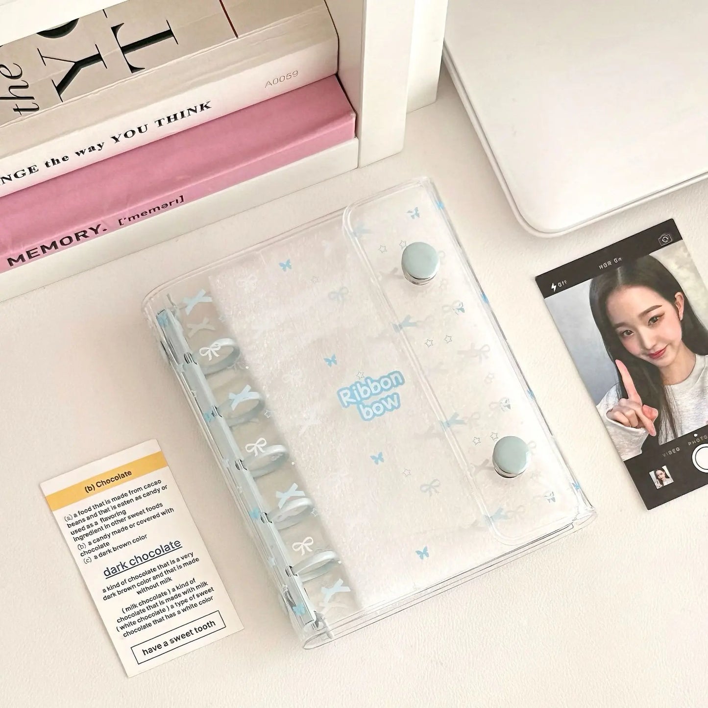 M5 Handbook inner Page 3-inch Card Booklet Loose Page DIY Binder Photocards Collect Book Diary Agenda Planner DIY Cover Album