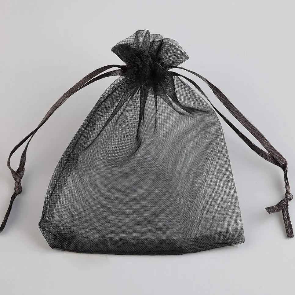 50/100pcs Colorful Organza Gift Bag 5x7 7x9 9x12 10x15 13x18cm Party Wedding Favors Candy Jewelry Packaging Drawstring pouche