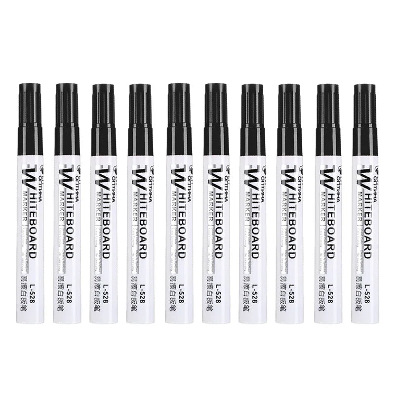 4/10 Pcs Set Erasable Magnetic Whiteboard Marker Pen Blackboard Marker Chalk Glass Ceramics Office School Art Marker Statione