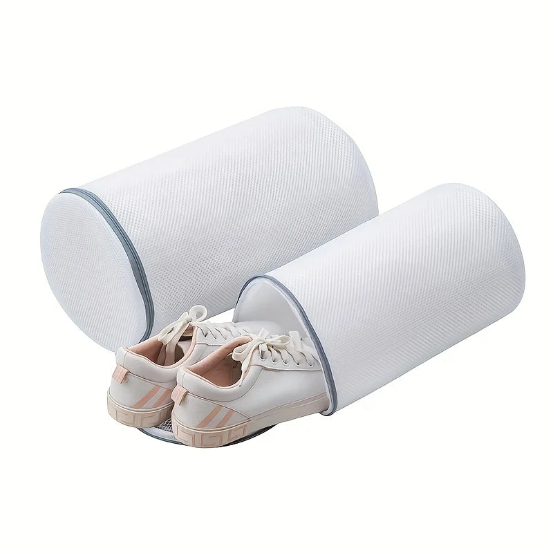 Versatile Shoe Washing Bag - Durable Mesh Laundry Bag for Sneakers, Running Shoes, Socks & Bras with Zipper Closure, Laundry 