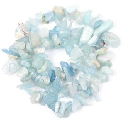 Natural Stone Chips Beads 3-5-8-12mm Irregular Gravel Beads For Jewelry Making Freeform Beads Diy Necklace Bracelet 15'' - Aq
