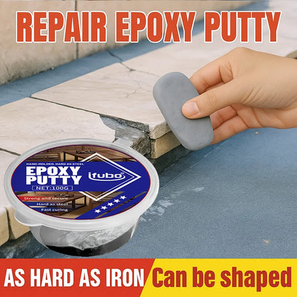 Ifubo 100G Epoxy Putty Repair Paste High Hardness Waterproof Fast Cure For Metal Plastic Wood Pipe Crack