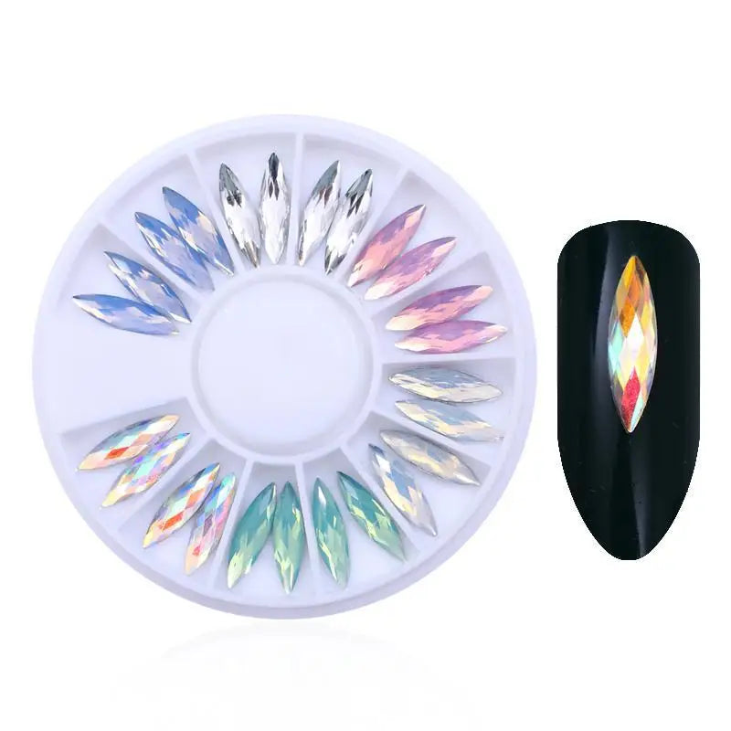 nail parts nail art glitter rhinestone Crystal gems jewelry Bead Manicure decoration accessories nail supplies for profession