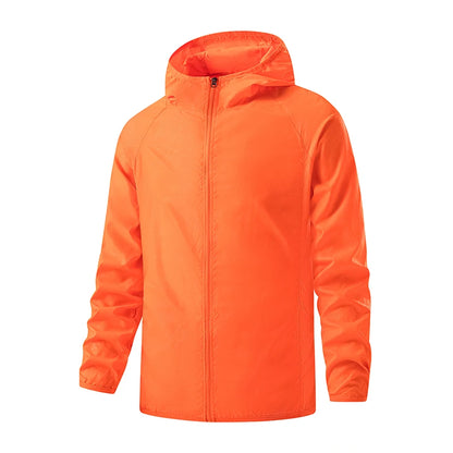 LNGXO Waterproof Hiking Jackets for Men and Women Sun Protection Windbreaker Camping Climbing Rain Coat Unisex Portable Cloth