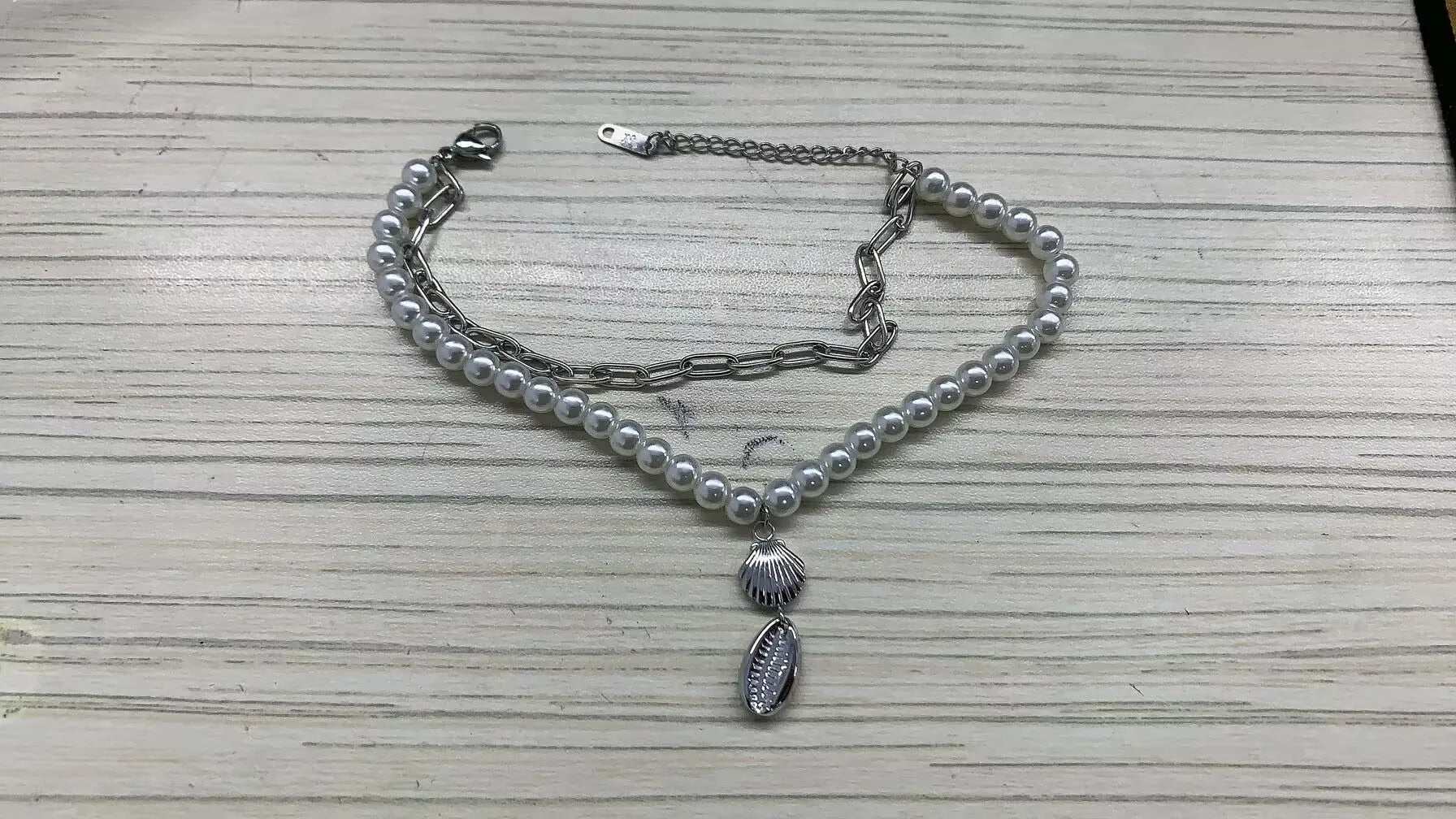 Stainless Steel Bohemian Style Personalized Anklet - E10 Silver