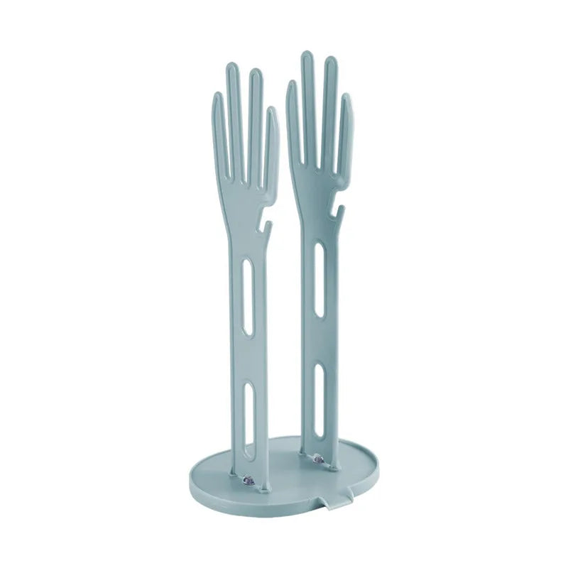 1PC Kitchen Glove Stand Holder Rubber Glover Dryer Rack Towel Holder Drain Countertop Storage Rack Kitchen Sink Accessories T
