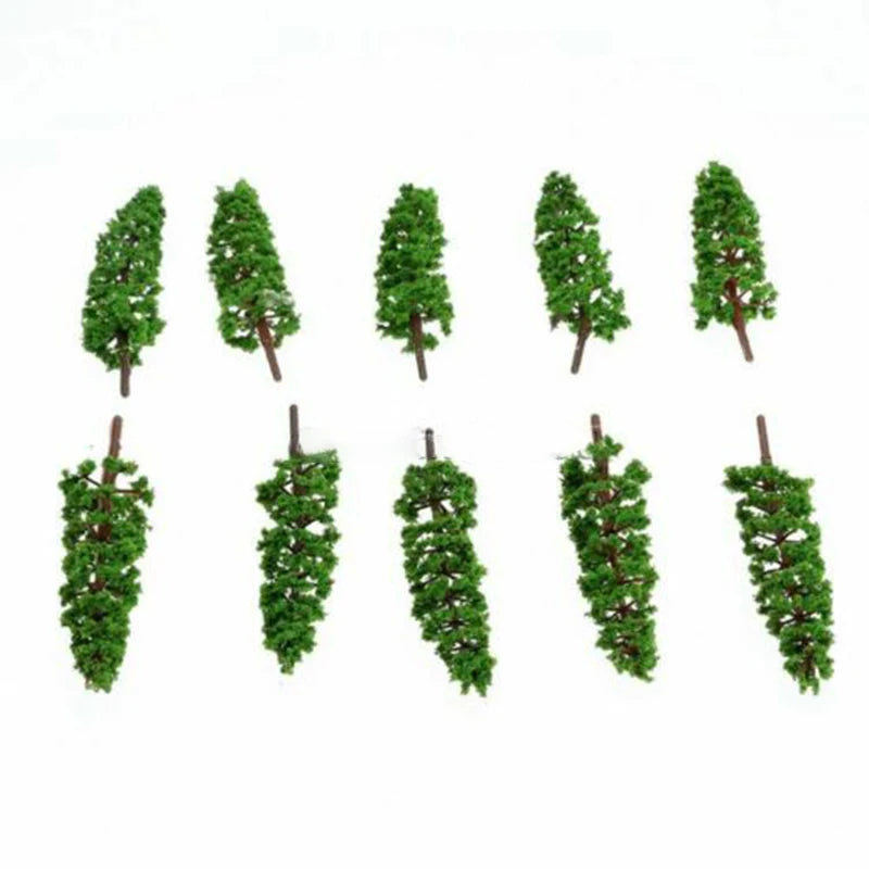 Model Trees Create An Ideal Train Railway Scenic Layout With 10 Pack Pine Trees Model High Simulation Effect And Durable