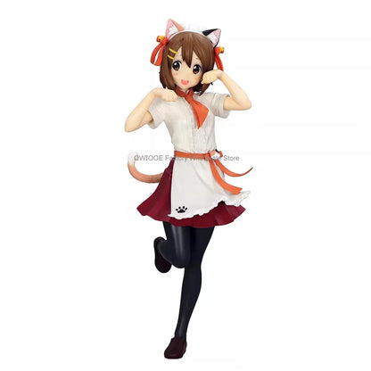 Original Genuine FuRyu K-ON！18cm Nakano Azusa Japanese Anime Action Figure Collectible Model Toys For Boys QWIOOE Droppshipin