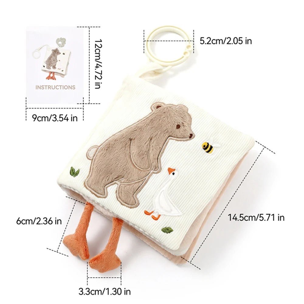Montessori Cloths Toys Magic Cotton Animal Tissue Box Kids Finger Exercise Cloth Busy Box Toys Baby Educational Activity Sens