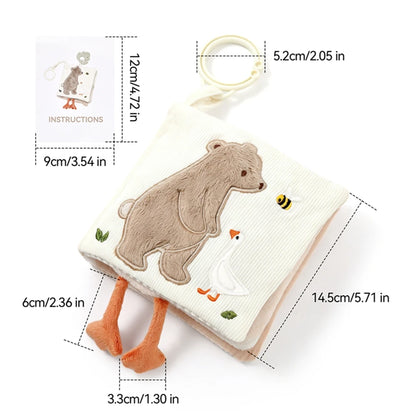 Montessori Cloths Toys Magic Cotton Animal Tissue Box Kids Finger Exercise Cloth Busy Box Toys Baby Educational Activity Sens