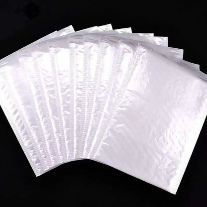 Pearlescent Bubble Mailers Padded Envelopes, Self-Adhesive Waterproof Shipping Bags with Foam Lining for Packaging and Mailin