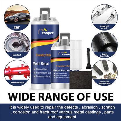 Upgraded High Strength Metal Repair Glue Heat Resistance Cold Weld Plastic Repair Casting Adhesive AB Glue Sealant