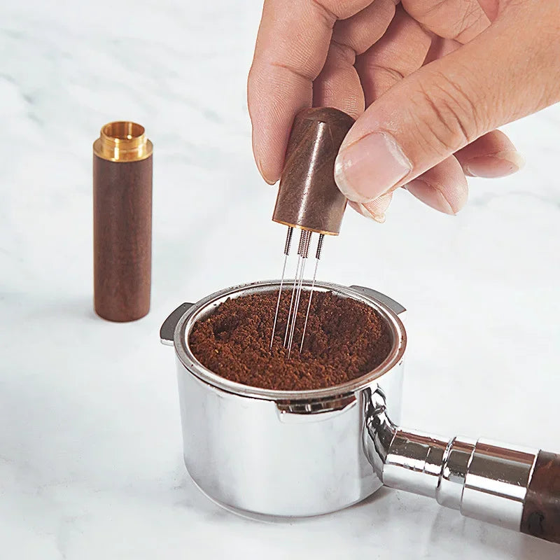 Needle Distributor Stainless Steel Coffee Tamper Espresso Mixers Dispensers Levelers WDT Tools Cafe Stirrers Barista Accessor