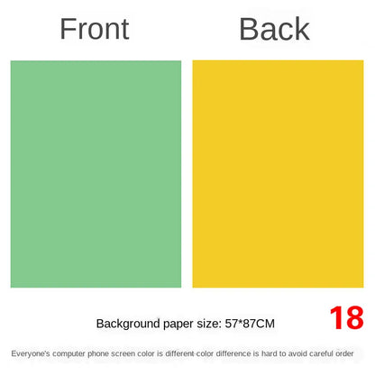 Photography Backdrops Wallpaper 57*87cm 2sides Solid Color Photo Background Props for Photo Studio Newborn Product Photograph