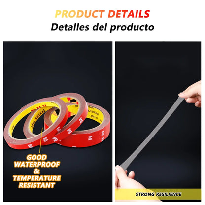 iLMH Extra Strong Double Sided Tape Adhesive Car Special Tear Off Without Leaving Traces High Viscosity Mounting Fixing Stick