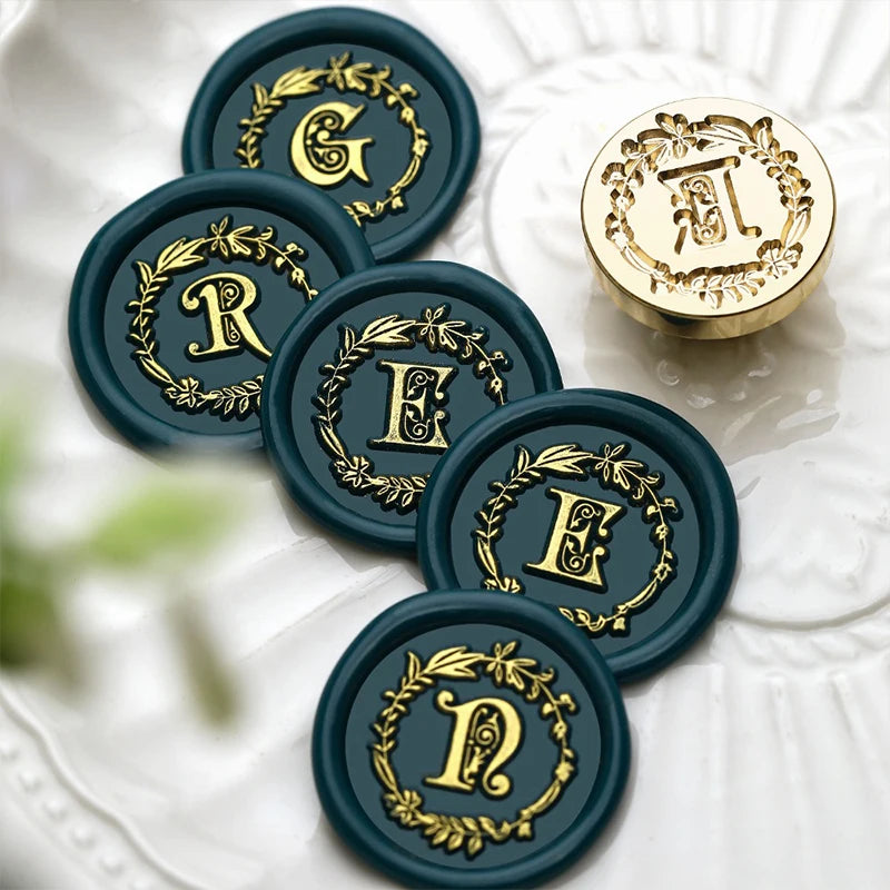 A-Z Seal Kit Sealing Wax for Stamp Head Letter Retro Stamps wax stamp for Wedding Logo for Print Set Wedding Craft Soaps Stam