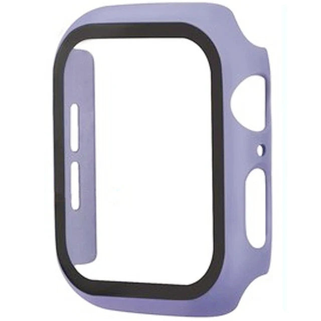 Glass+Cover For Apple Watch Case 11 10 9 8 7 6 SE 5 Accessorie Screen Protector Apple iWatch Serie 44mm 40mm 41mm 45mm 42mm 4