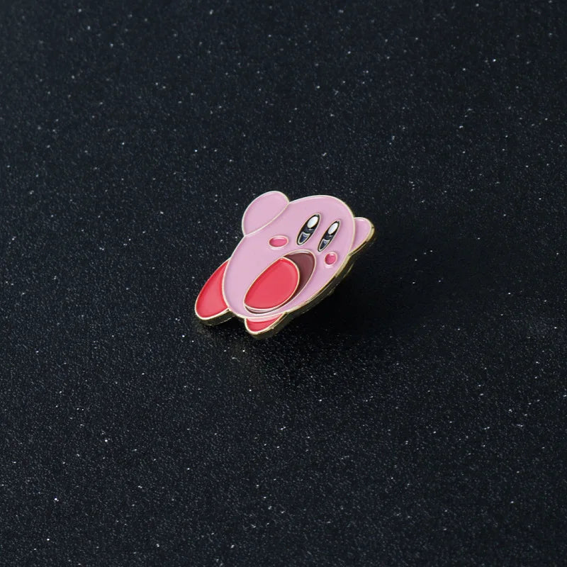 Kirby Anime Pins for Backpacks Badges on Manga Enamel Pin Accessories for Jewelry Cute Things Brooches Gift