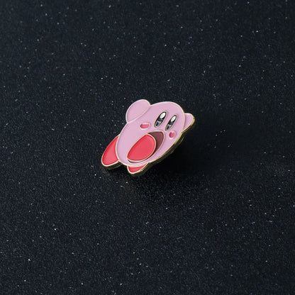 Kirby Anime Pins for Backpacks Badges on Manga Enamel Pin Accessories for Jewelry Cute Things Brooches Gift