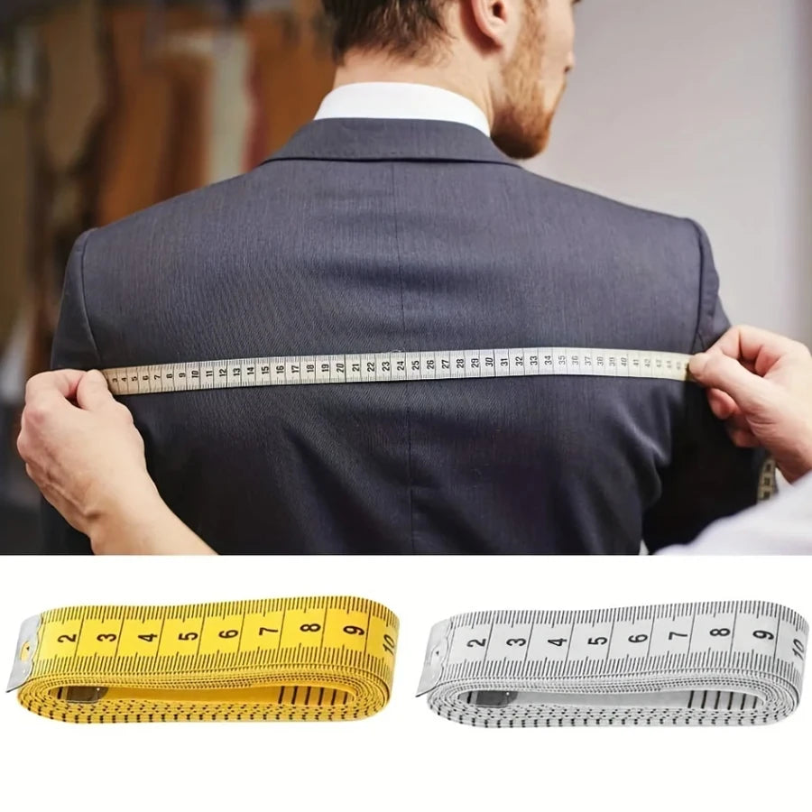 1/5/10Pcs 150cm/60-Inch Soft Body Measuring Ruler Tailor Tape Measure Centimeter Meter Sewing Measuring Tape in Random Colors
