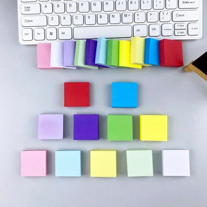 11pcs/Set Fluorescent Color Sticky Notes Posted It Note Pads Planner Stickers Notepad Memo Pad for School Office Supplies