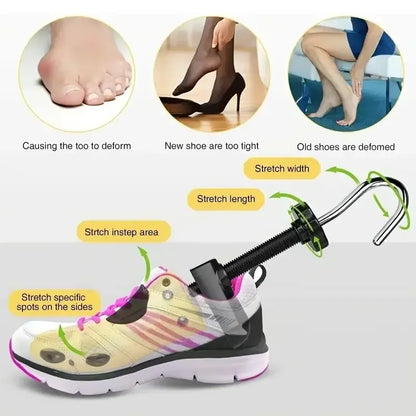 Professional Shoe Trees Adjustable Length Width Shoes Stretcher Boots Sneakers Shoe Stretchers Men Woman Heels Shoes Tree 1Pc