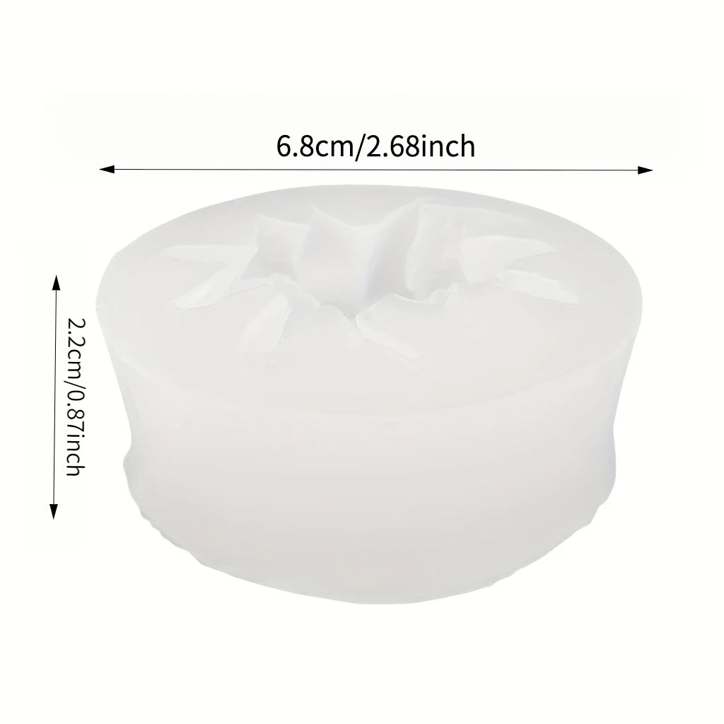 Lotus Flower Silicone Mold，For resin crafting - Suitable for candles、DIYCrafts、Valentine's Day、Mother's Day、Christmas Decorat