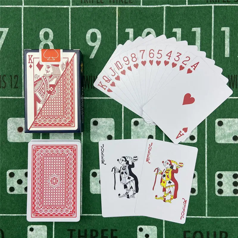 Playing Cards Plastic Baccarat Texas Hold'em Poker 58mm(2.28inch)*88mm(3.46inch) PVC Pokers Board Game Waterproof Wearable Ca