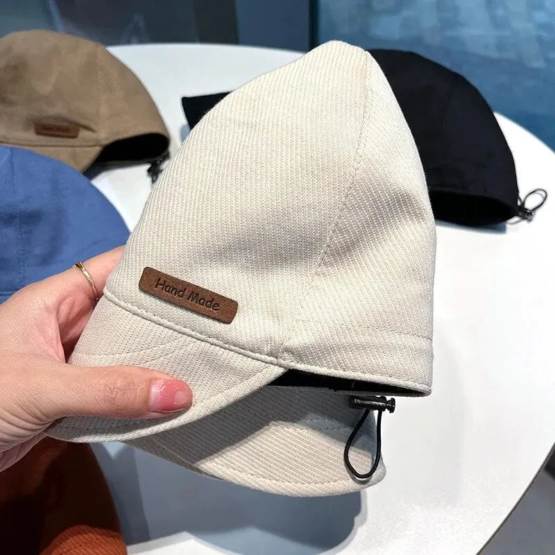 Women's Foldable Sunhat Summer Outdoor Beach Fisherman Hat Sunscreen UV Protection Cap Adjustable Cotton Wide Brim Bucket Cap